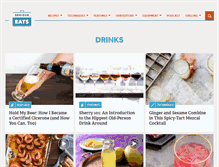 Tablet Screenshot of drinks.seriouseats.com